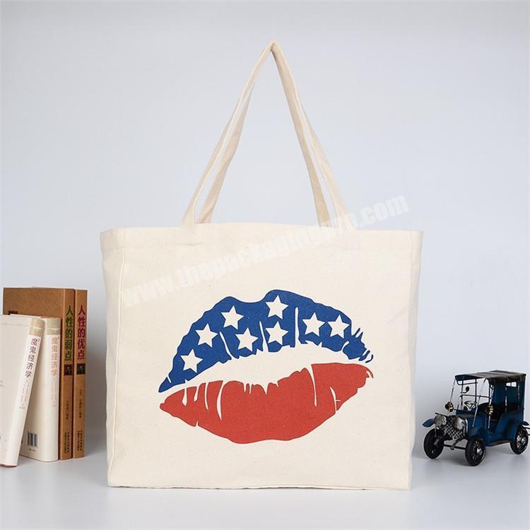 custom eco friendly products canvas cotton shopping bag for promotion