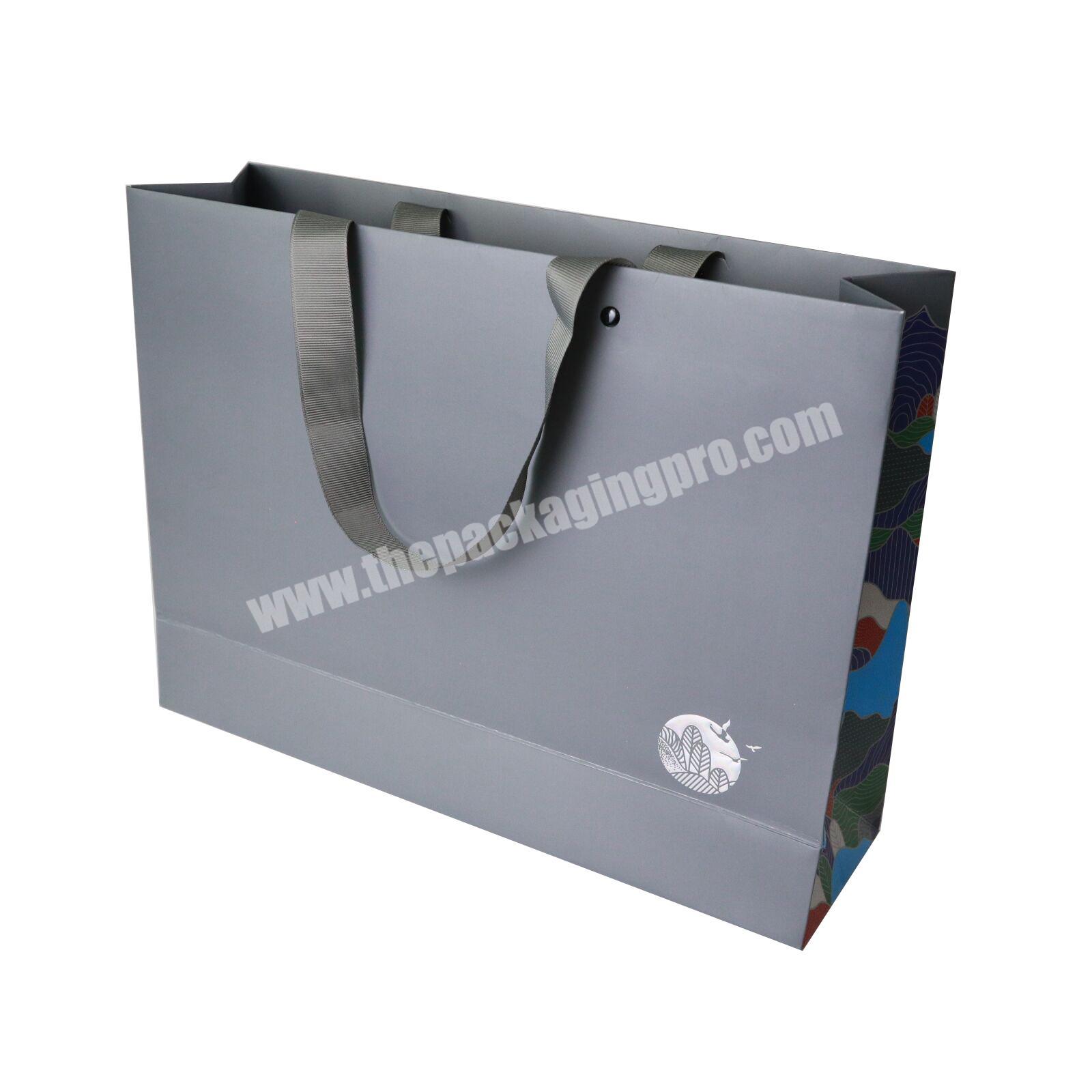Custom ecofriendly printing shopping  paper bag & clothing packaging