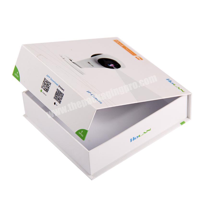 Custom electronic products packaging paper box with magnetic