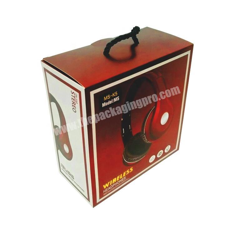 Custom Electronics Hook Headphone Packaging Box