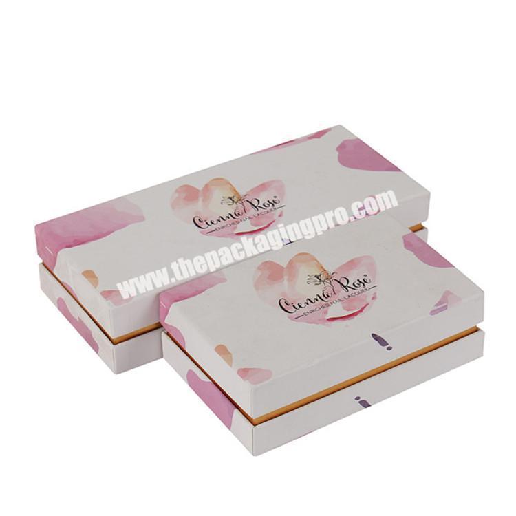 custom elegant nail polish packaging paper box set