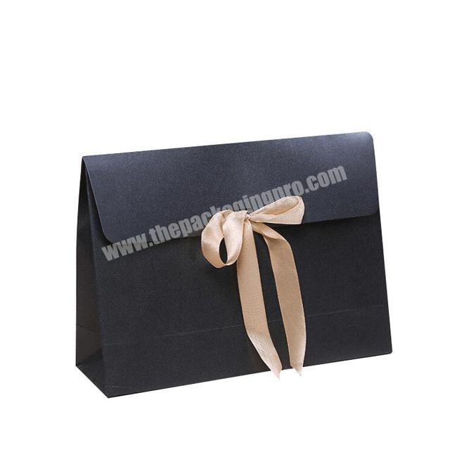 Custom Elegant Silk Scarf Paper Packaging Envelope Foldable Gift Boxes