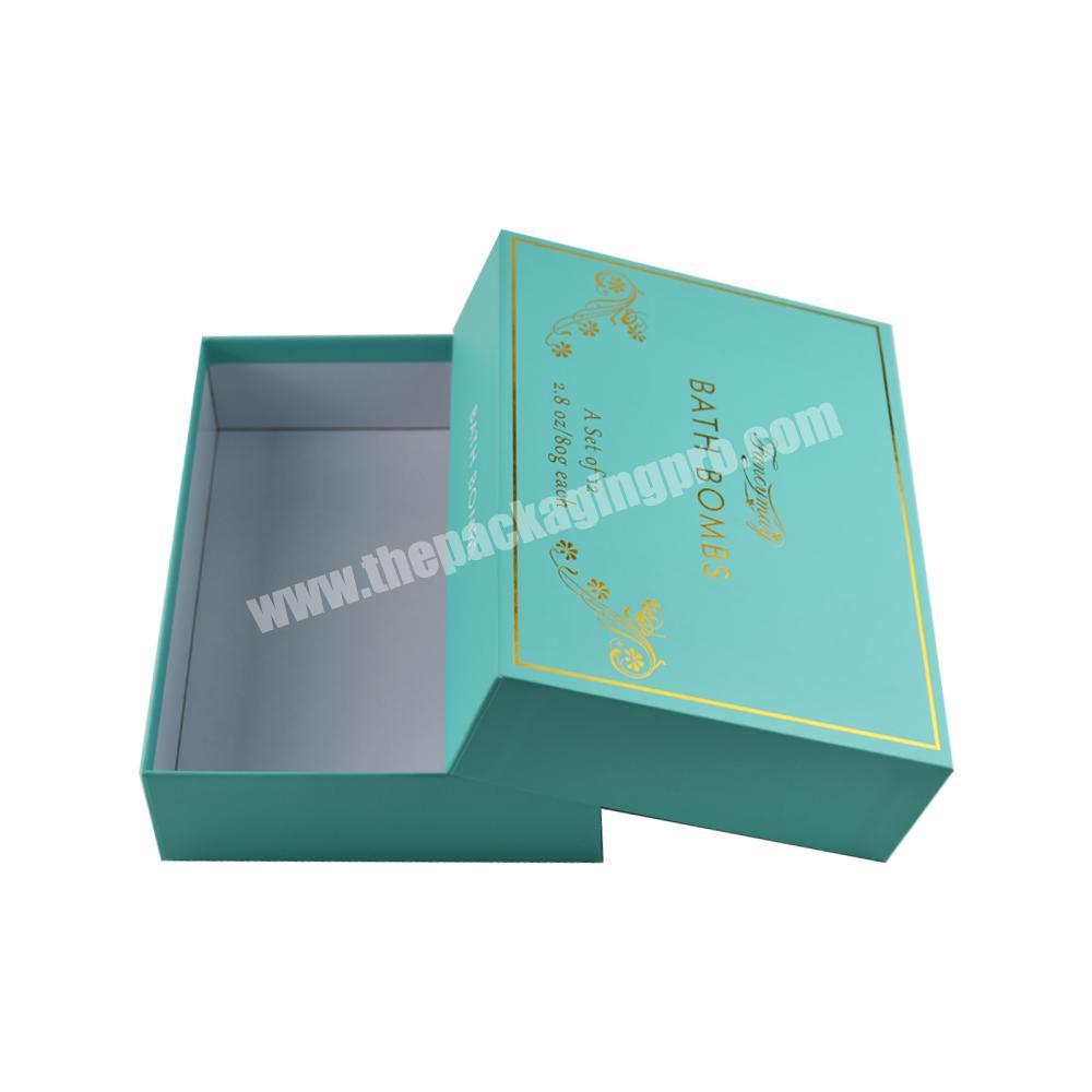 custom Elegant soap packaging box cardboard with inner tray lid and base box paper packaging wholesale