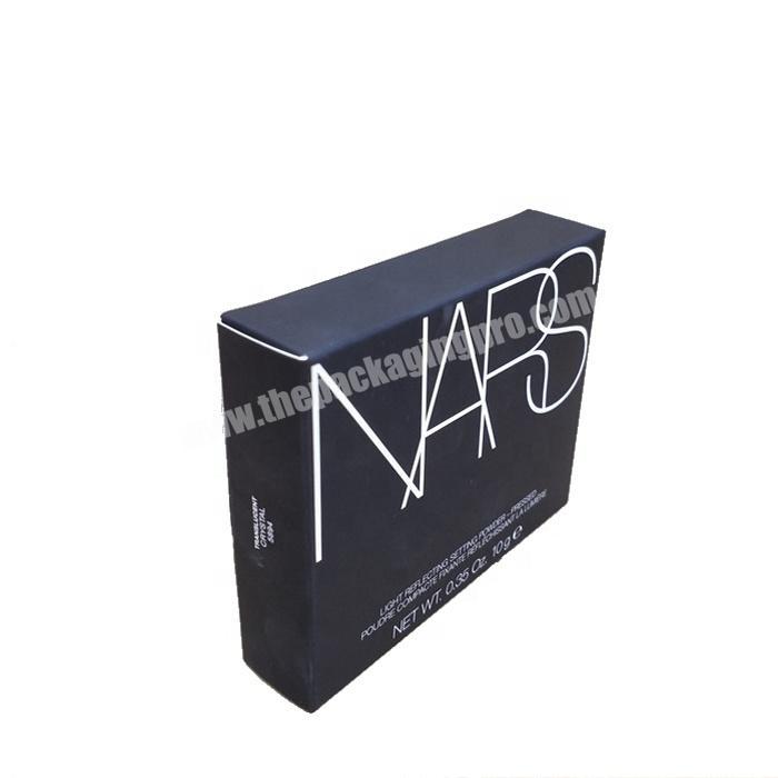 Custom exquisite cardboard cosmetic paper packaging box for eyeshadow palette