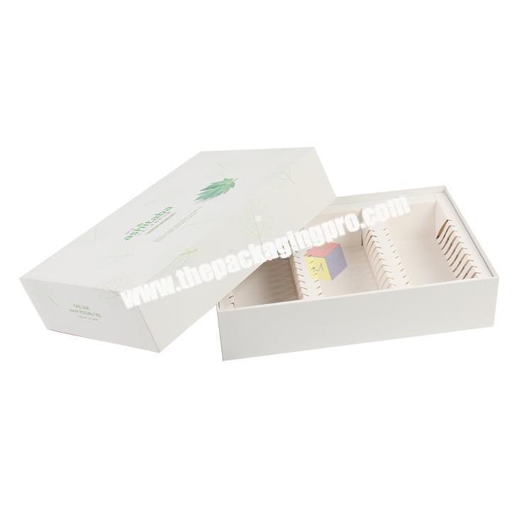 custom exquisite luxury cookies box packaging with insert
