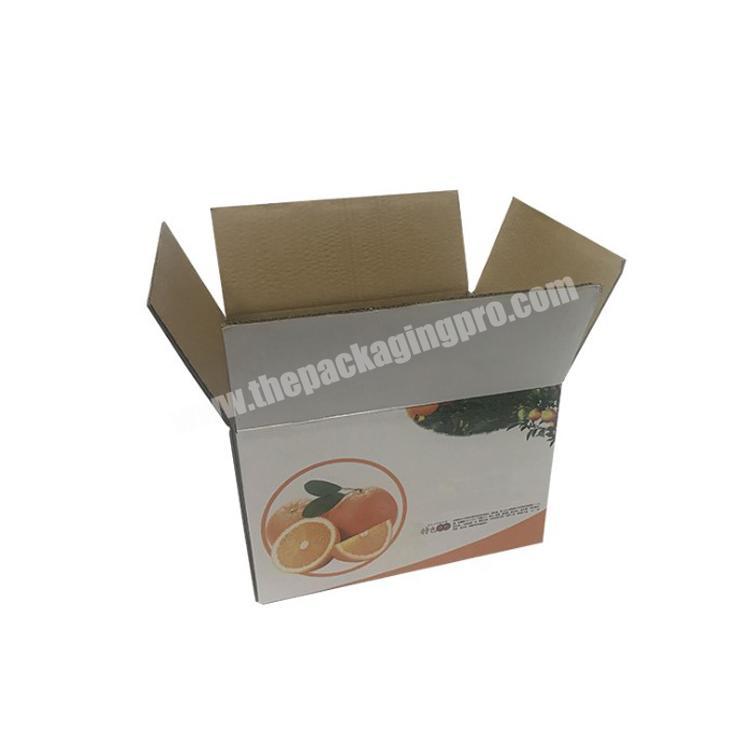 Custom exquisite rigid paper cardboard apple orange cardboard fruit boxes