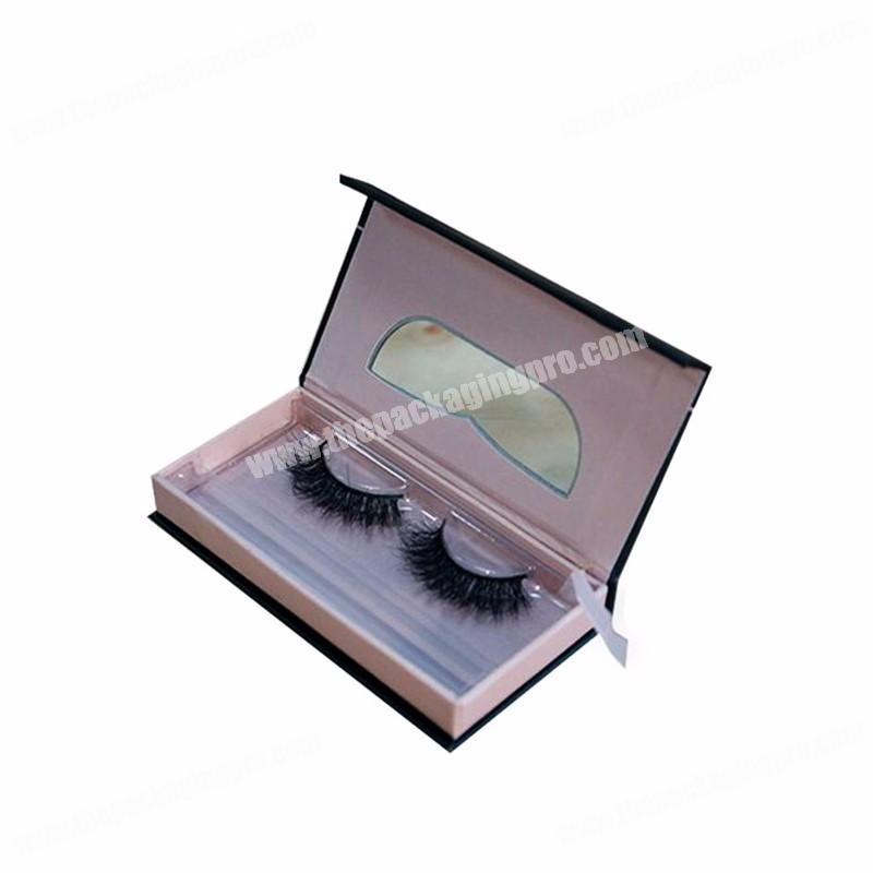 Custom eyelash packaging box with window