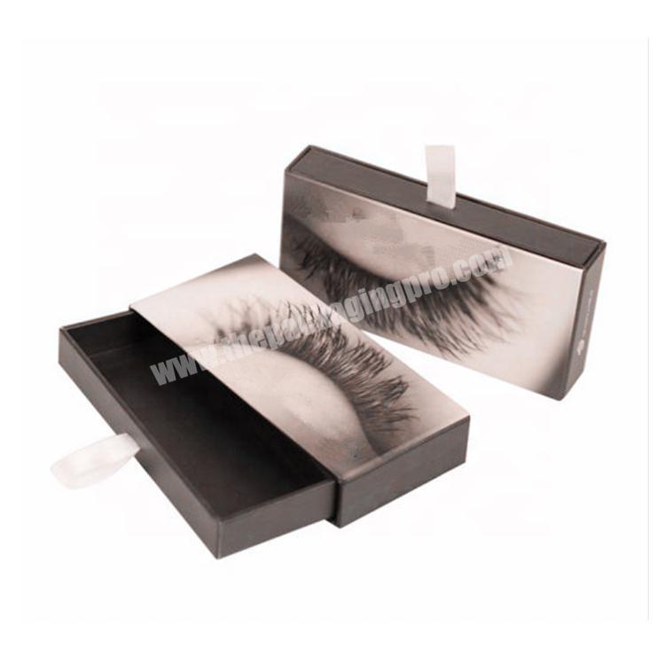 custom eyelash packaging Gift Box Wholesale Small Sliding Drawer