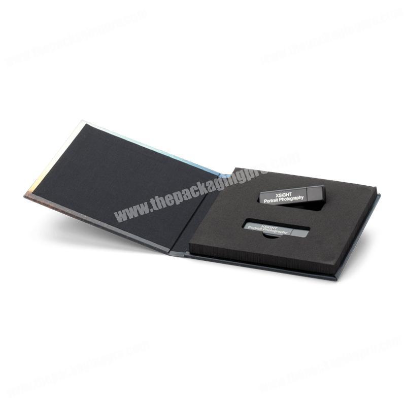 Custom factory price simply USB box with EVA