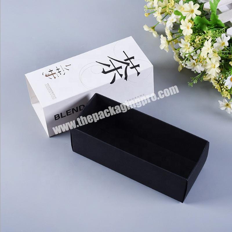 Custom fancy paper box with handle for gift tea