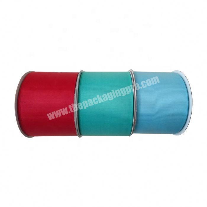 Custom fashion 100% polyester gift 75mm grosgrain ribbon