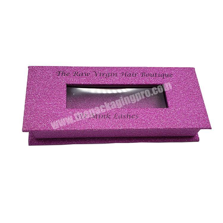 custom fashion packaging magnetic eyelash packaging box