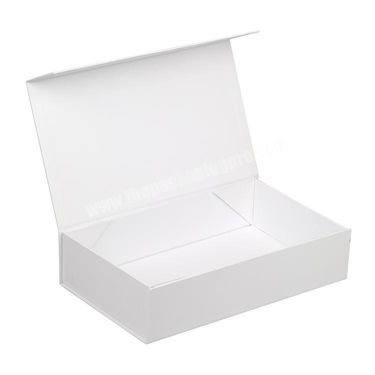 Custom Flat Cardboard Magnetic Gift Collapsible Rigid Packaging Paper Folding Box