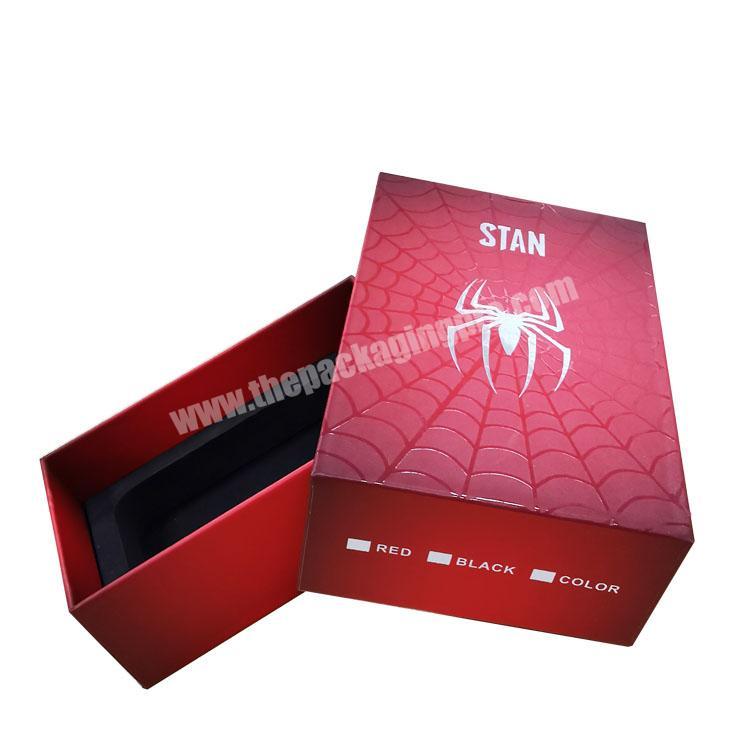 custom Foil stamping lid of packaging  paper box with lid