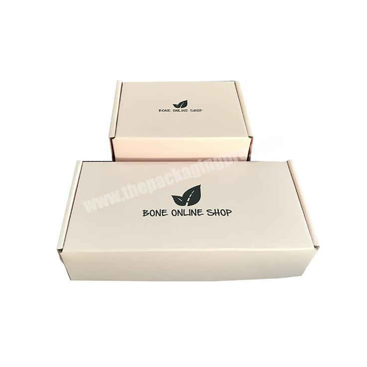 Custom Foldable Corrugated Shipping Mailer Box Apparel Gift Box for Costume Dress Eyelash cosmetics Packaging for scarf