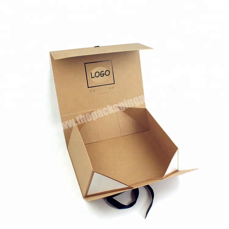 Custom foldable gift box magnetic book shaped box packaging
