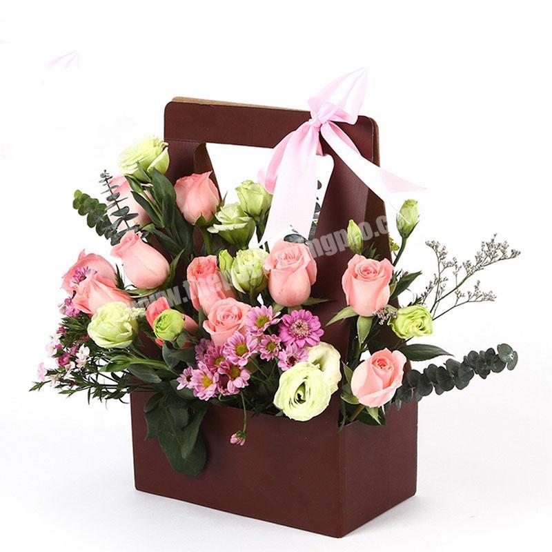 Custom Foldable Paper Flower Packaging Box For Fresh Flowers