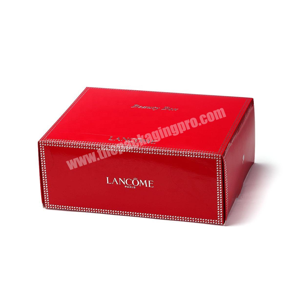 Custom Foldable Wholesale Cosmetic Paper Box Gift Paper Packaging Box For Gifts Maquillage Perfume