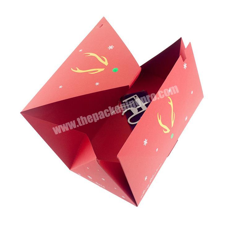 Custom Folding Candy Gift Packaging Box, Mystery Box with Gold Stamp Foil