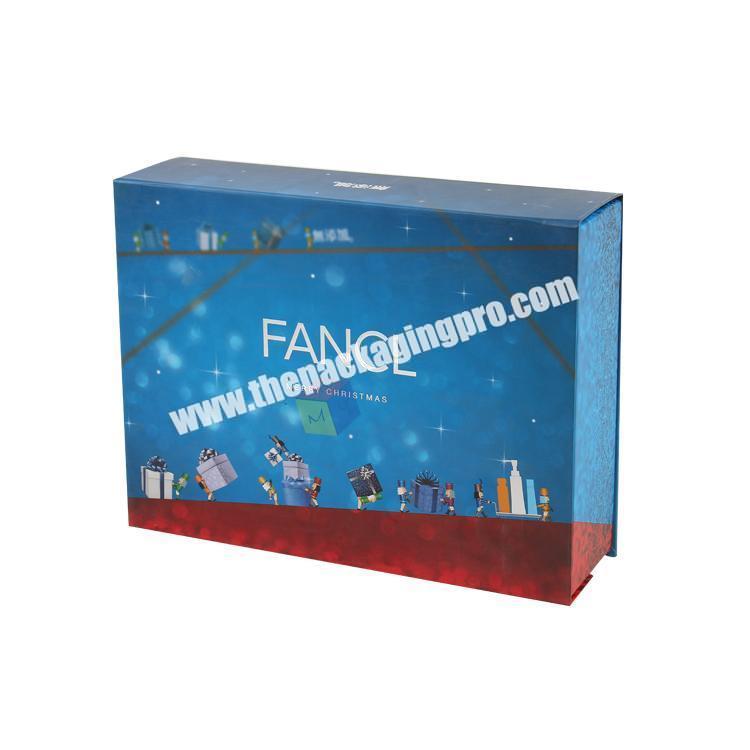 Custom Folding Christmas Magnetic Gift Box Cardboard Packing