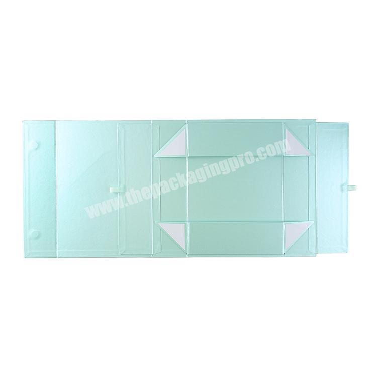 Custom folding luxury magnetic gift cardboard paper box retail packaging