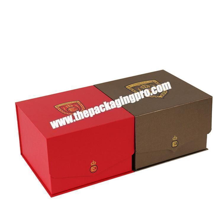 custom folding magnetic storage fedora hat packaging box