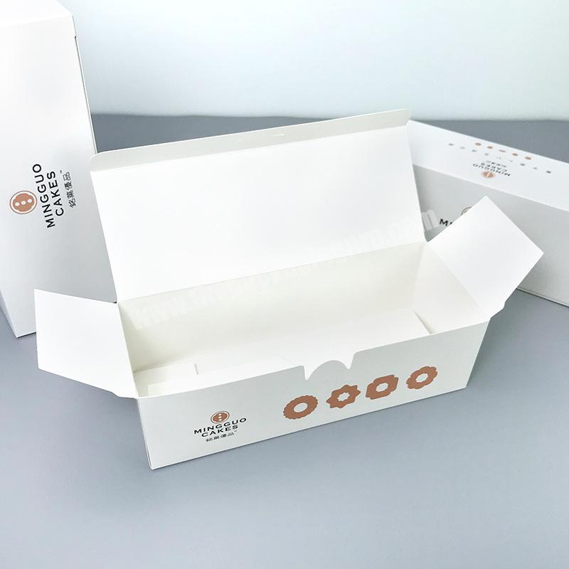 custom food grade packing box cure cake egg tart packaging boxes
