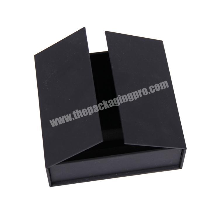 Custom Full Color Logo Printed Luxury Double Door Magnetic Closure Rigid Cardboard Paper Gift Packaging Box