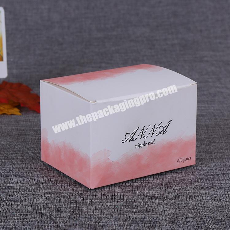 Custom full color printed 350g card paper skin care cream cosmetics tuck end packing boxes