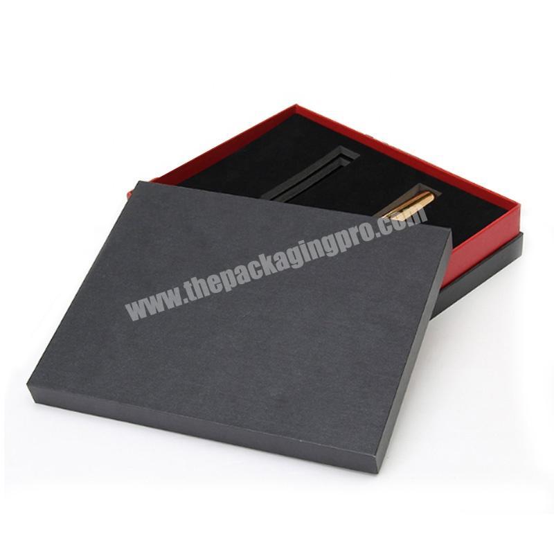 Custom Full Color Printed Collapsible Hard Cardboard Folding Gift Packaging Paper Box With Ribbon
