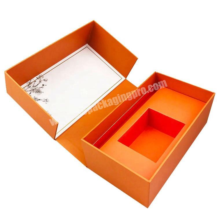 Custom full color printed high-end reed diffuser paper packaging box gift packaging with paper tray