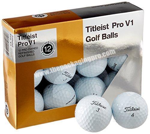 Custom Game ball Sports equipment Sport Balls Packaging Box For Golf Balls