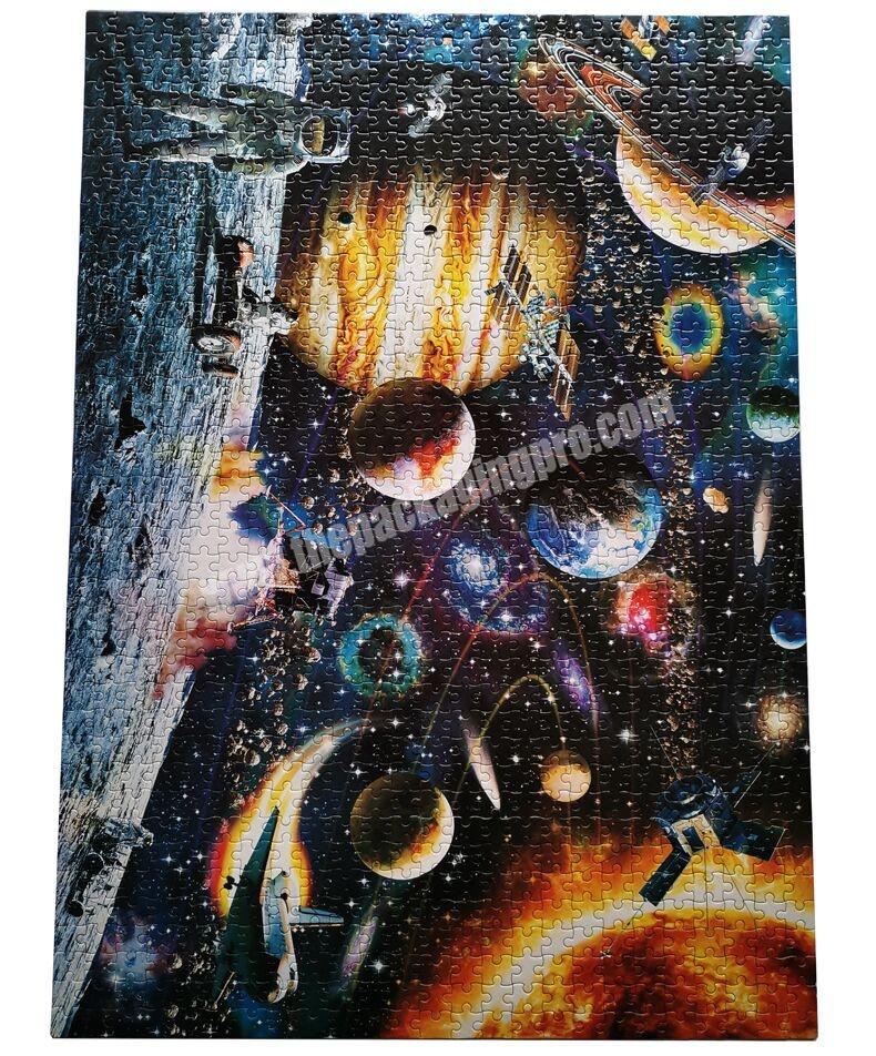 custom games puzzles 2000 piece space designs jigsaw puzzle wholesale puzzle with random cutting guide