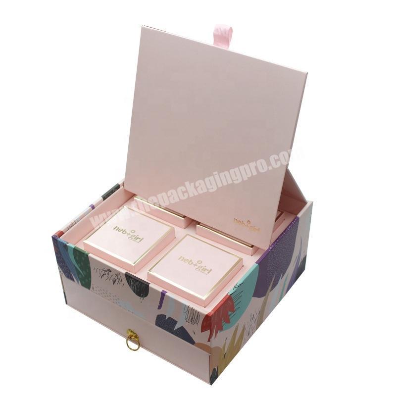 custom gift box packaging with colorful printing