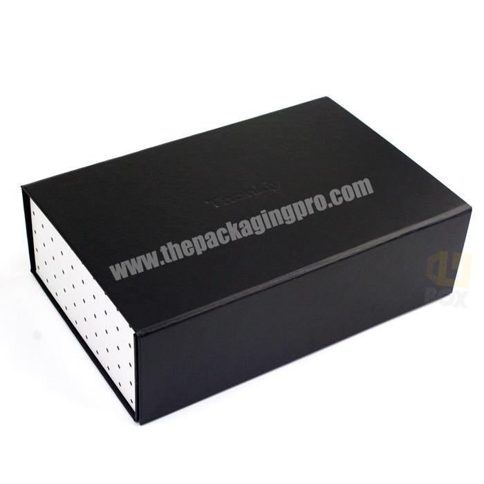 Custom Gift Luxury Flat Packaging Paper Folding Box With Magnetic Closure