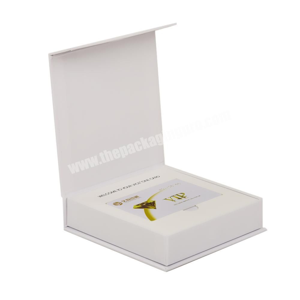 Custom gift voucher vip phone card credit card gift card box packaging box