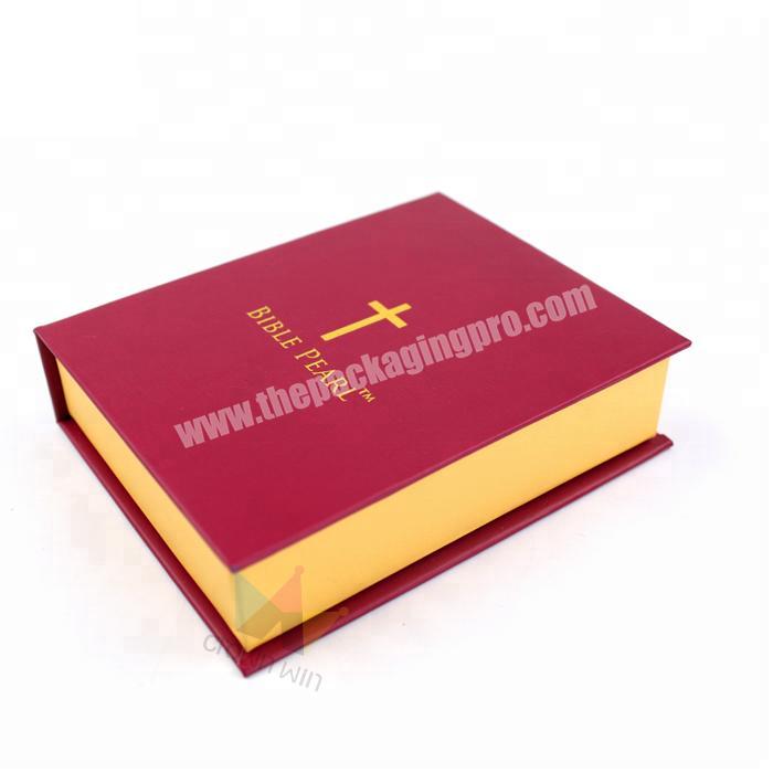 Custom Gold Foil LOGO Printing Gift Box with Foam Insert For Jewelry