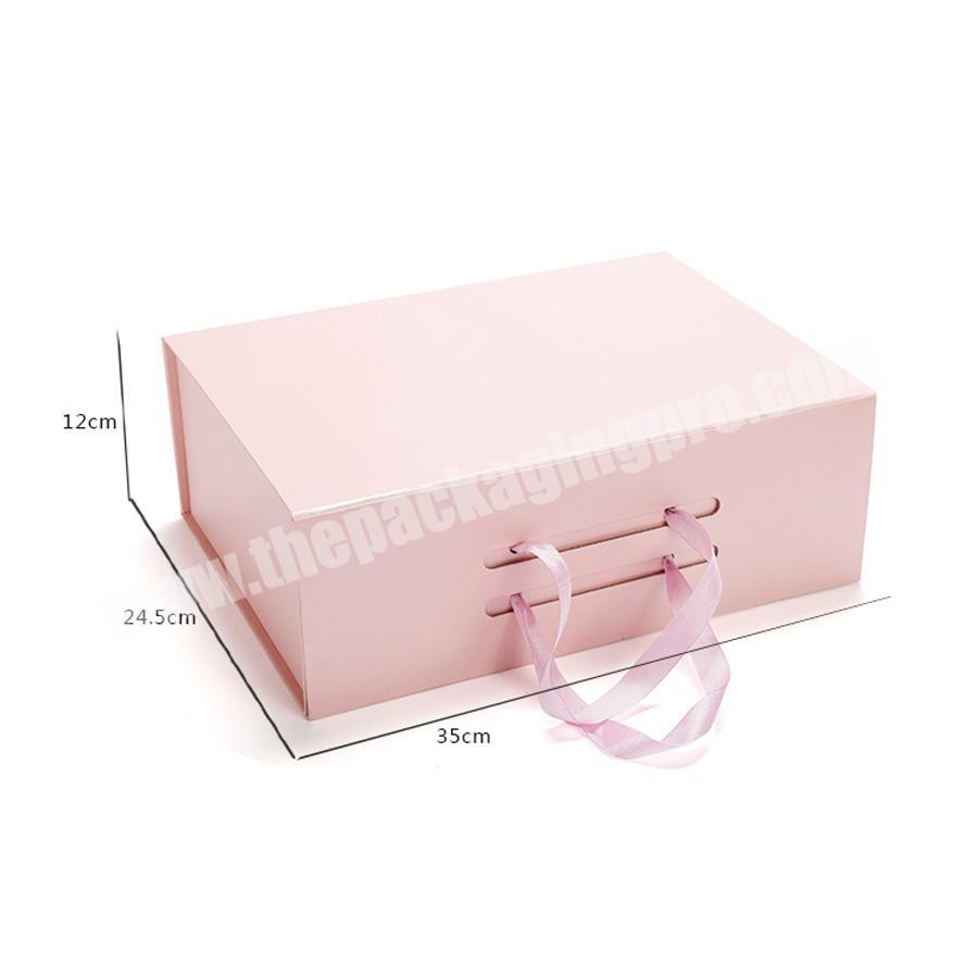Custom good quality promotion shopping Magnetic closure gift box for jewelry