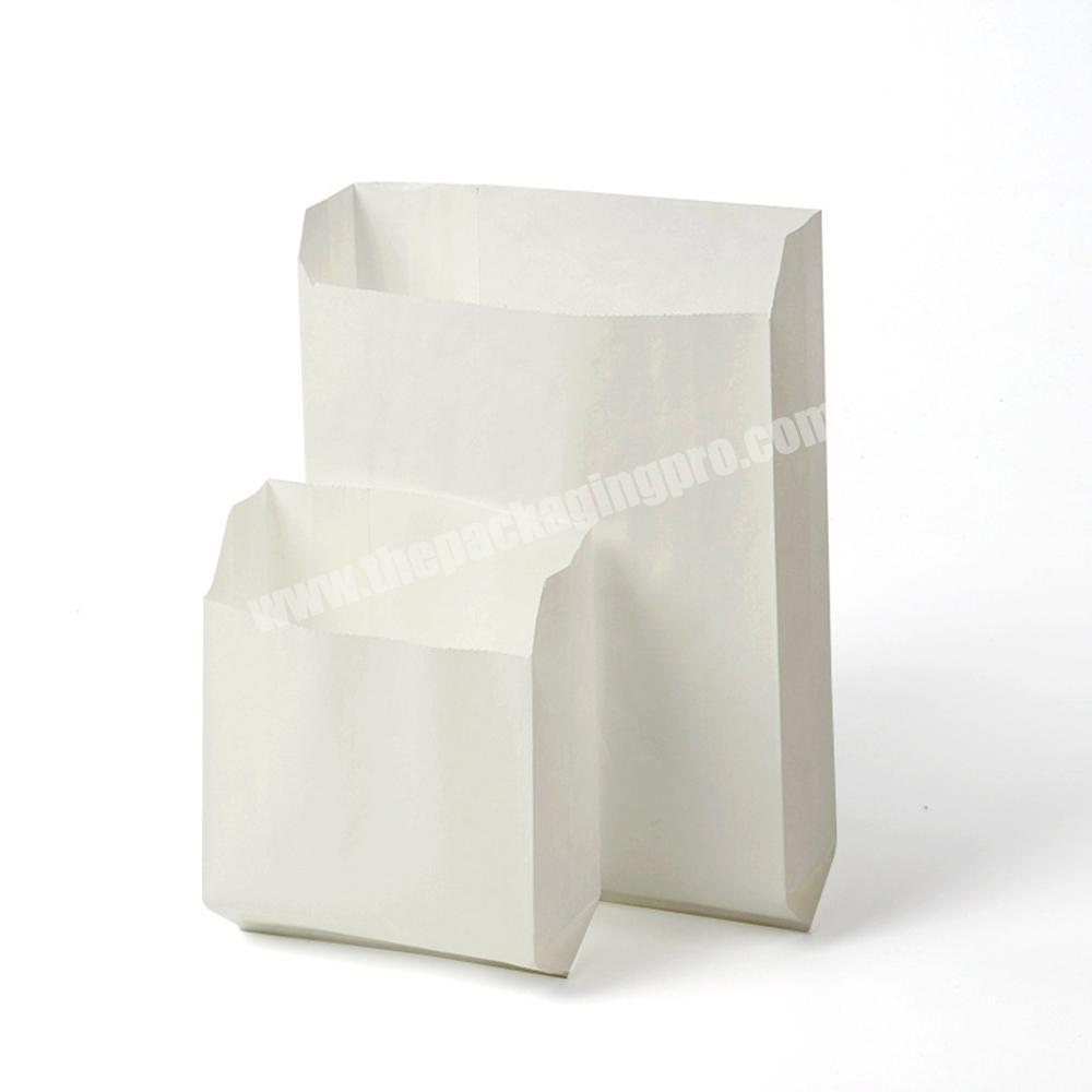 Custom greaseproof food grade white kraft paper sandwich bread pastry bags