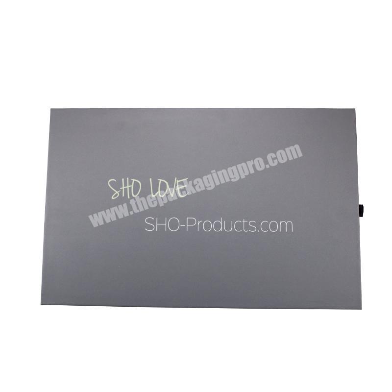Custom Grey Color Printing Paper Card Insert for Cleaning and Care Drawer Box