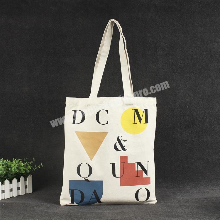 Custom grocery packing reusable canvas tote bag for shopping