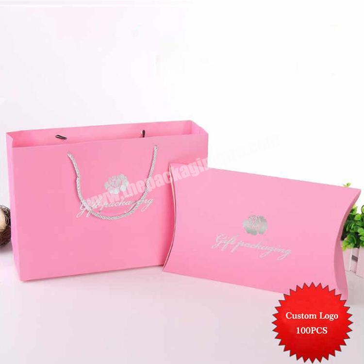custom hair pink bundle packaging boxes