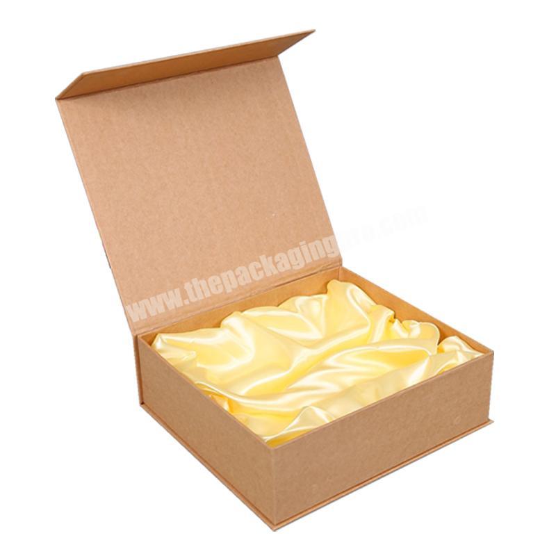 Custom Handmade Cardboard Brown Kraft Paper Gift Box for Belt Box Packaging