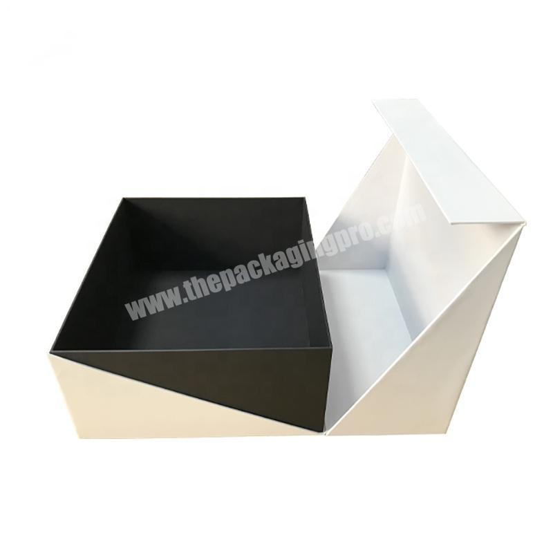 Custom handmade red cardboard paper folding rigid box packaging