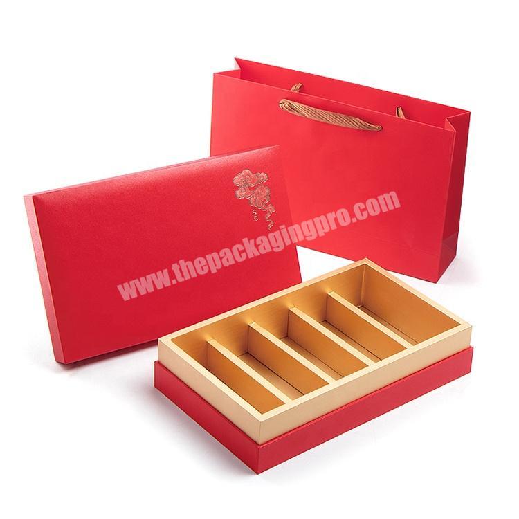 Custom Handmade Top Quality Cardboard Chocolate Candy Tea Nuts Packaging Gift Box With Paper Tray