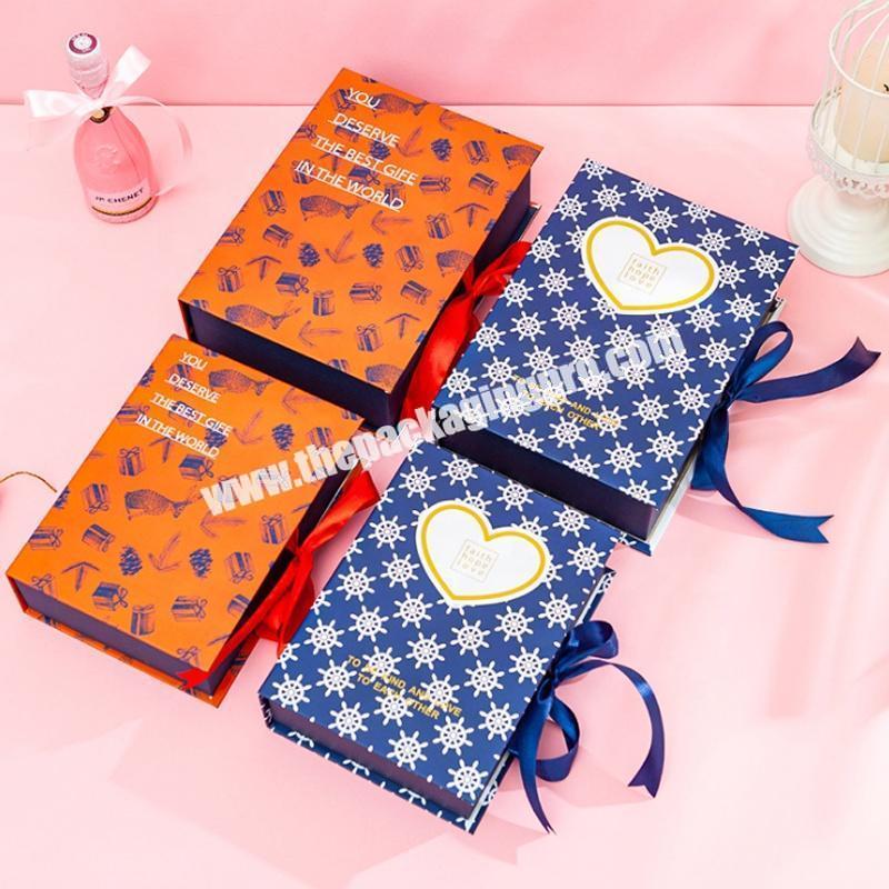 Custom hard cardboard paper tie box tie packaging box bow tie gift boxes