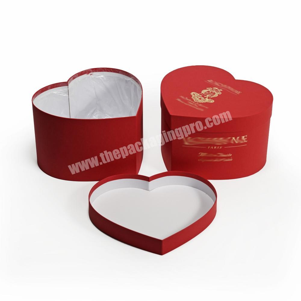 Lid-Bottom Heart Shaped Gift Box  Kali Custom Chocolate Packaging Boxes
