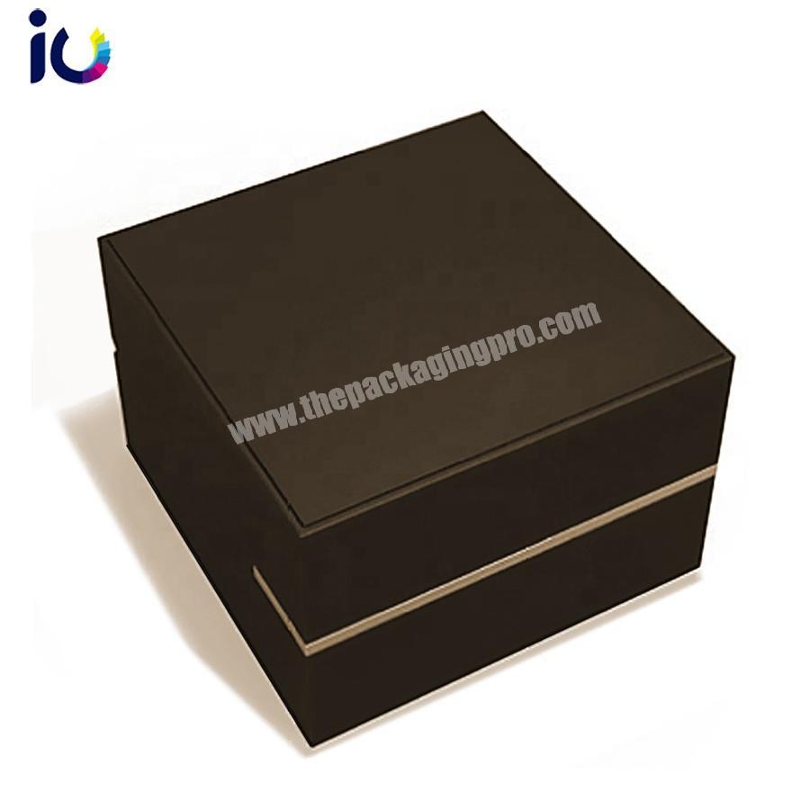Custom high-end cardboard jewelry packaging box for earring bangle necklace ring gift packing