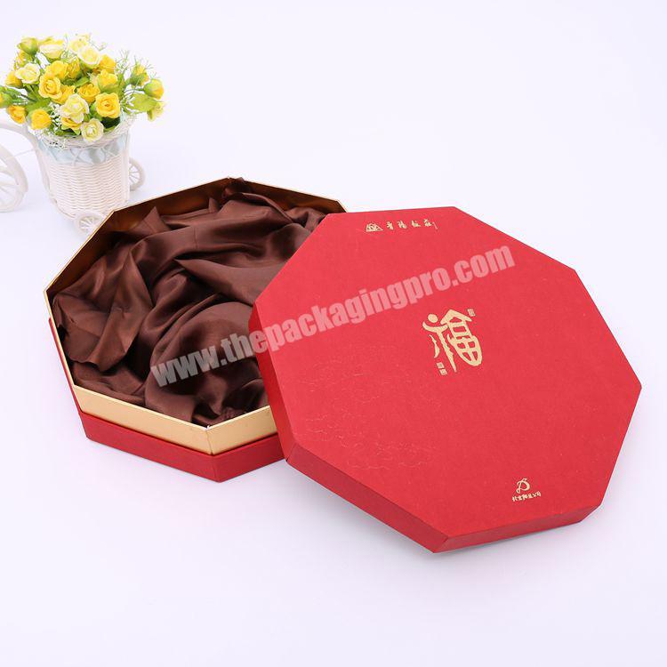 Custom High-end Hexagon shaped Packaging Box Surprise Folding Gift Storage Boxes