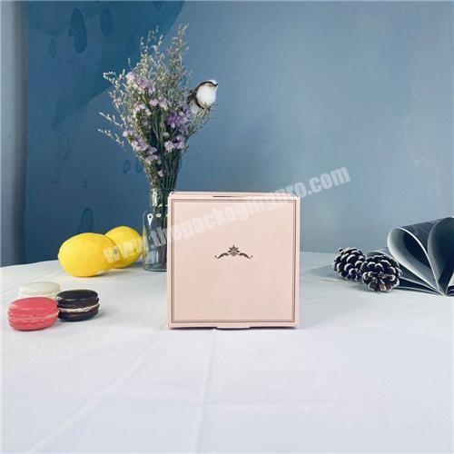 Custom high-end paper foldable black box for cake wholesale